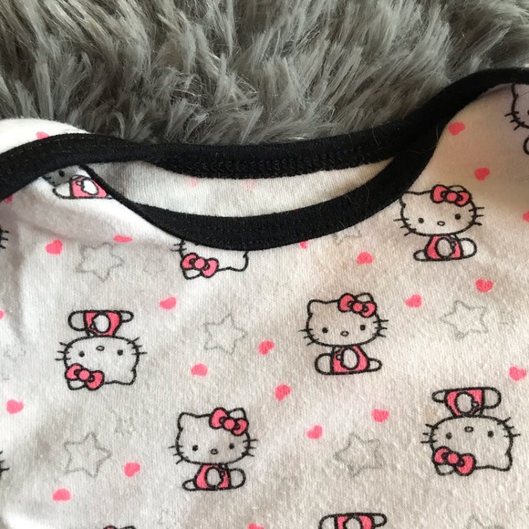 HELLO KITTY 3 piece outfit- sweater, onesie, pants - Picture 6 of 8